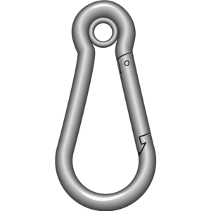 Carbine Hook with Pressed Thimble