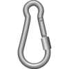 Carbine Hook with Screw Nut