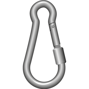 Carbine Hook with Screw Nut