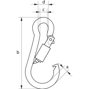 Carbine Hook with Screw Nut