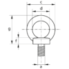 SS Eyebolt to DIN580 - Image 2