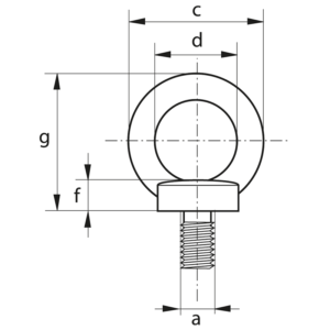 SS Eyebolt to DIN580