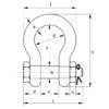 Green Pin® Bow Shackle Safety Pin - Image 2