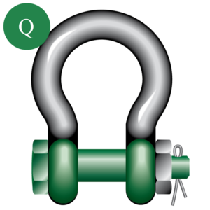 Green Pin® Polar Bow Shackle Safety Pin
