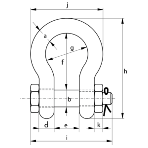 Green Pin® Super Bow Shackle Safety Pin
