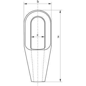 Green Pin® Closed Spelter Socket G-6411