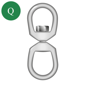 Green Pin® Eye Eye Swivel G-7713