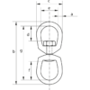 Green Pin® Eye Eye Swivel G-7713 - Image 2