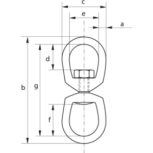 Green Pin® Eye Eye Swivel G-7713