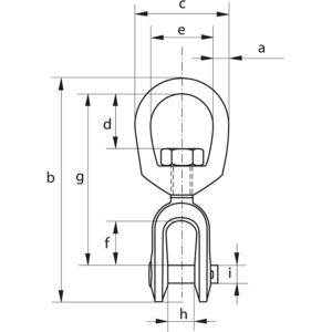 Green Pin® Jaw Eye Swivel G-7723