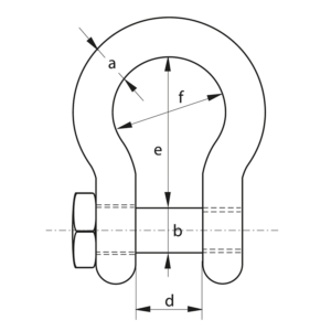 Fishing Bow with Square Sunken Screw Pin