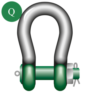 Green Pin® Heavy Duty Polar Bow Shackle