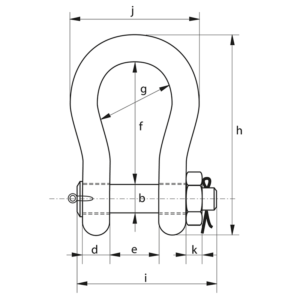 Green Pin® Heavy Duty Polar Bow Shackle