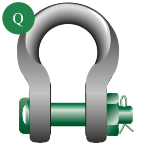 Green Pin® Sling Bow Shackle
