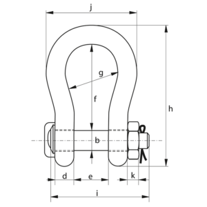 Green Pin® Sling Bow Shackle
