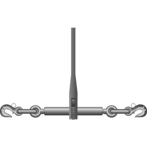 Ratchet Type Loadbinder with Hooks, EN 12195-3