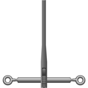 Ratchet Type Loadbinder without Hooks