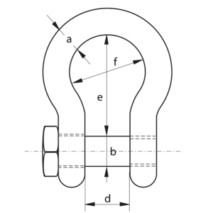 Commercial Bow with Square Head Screw Pin