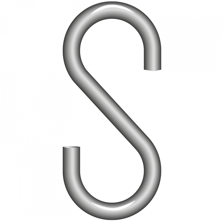 S Hook Green Pin UK