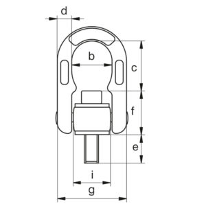 Green Pin® Rotating Hoist Ring