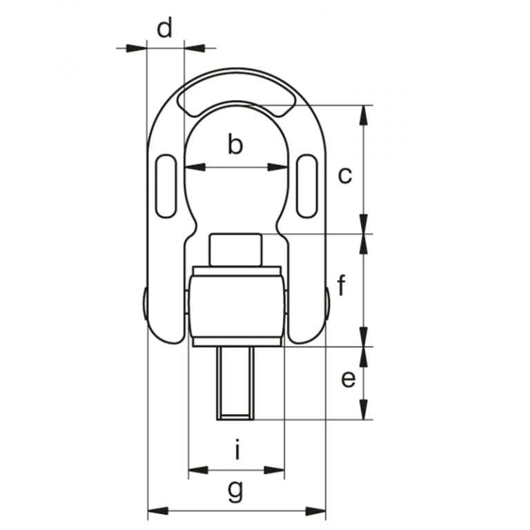 Green Pin® Rotating Hoist Ring - Green Pin UK