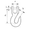 Clevis Grab Hook, Grade 8 - Image 2