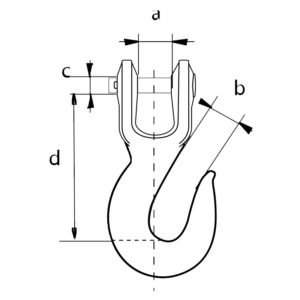 Clevis Grab Hook, Grade 8