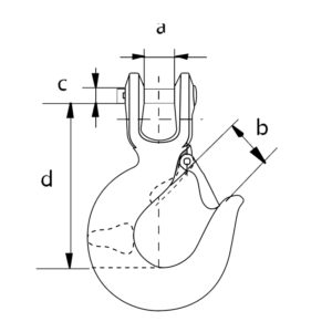 Clevis Sling Hook w/ Catch