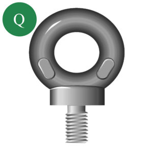 Collar Eyebolt Metric Thread