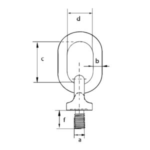 Eyebolt with Oval Link