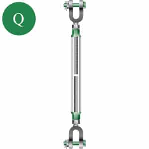 Green Pin® Turnbuckle Jaw & Jaw G-6323