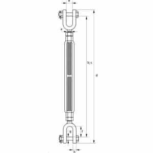 Green Pin® Turnbuckle Jaw & Jaw G-6323