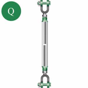 Green Pin® Polar Turnbuckle Jaw & Jaw G-6333