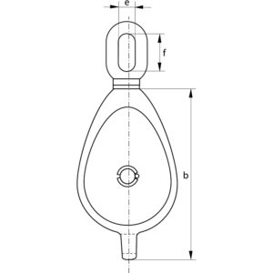 GMI Block with Eye, three sheaves