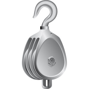 GMI Block with Hook, three sheaves