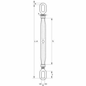 Rigging Screw Eye & Eye