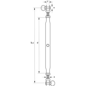 SS Rigging Screw Jaw & Jaw