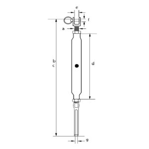 SS Rigging Screw Jaw & Swage