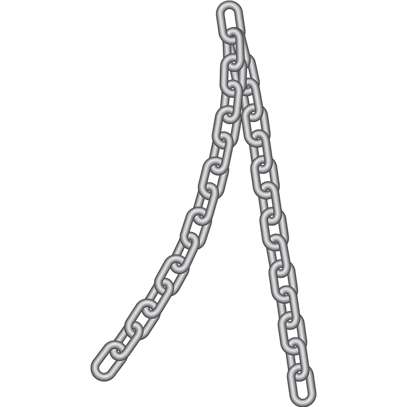 Short Link Chain, Grade 8 - Green Pin UK