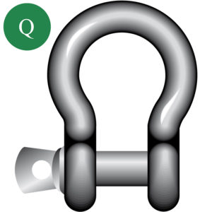Small Bow Shackle, A Pin