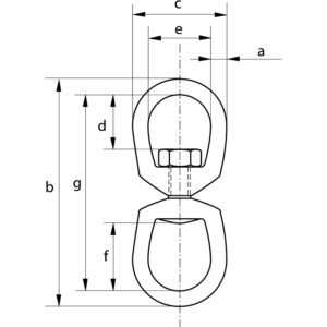 SS Swivel Eye & Eye