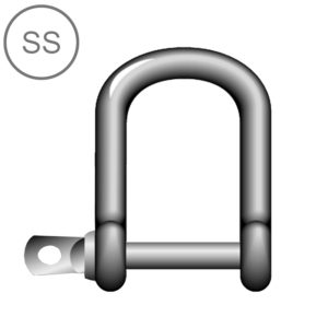 SS Wide Jaw Dee Shackle