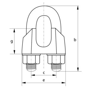SS Wire Rope Grip