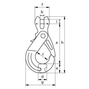 Green Pin® Self Locking Hook CL