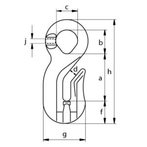Green Pin® Grab Hook E EN 1677-1