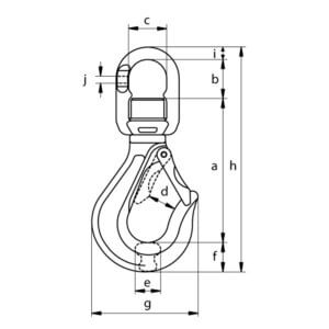 Green Pin® Sling Hook SCL EN 1677-2