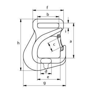 Green Pin® Flat Web Sling Hook