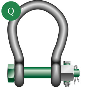 Green Pin® BigMouth Shackle Fixed Nut