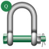 Green Pin BigMouth Dee shackle safety pin