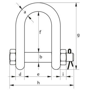 Green Pin® BigMouth Dee Shackle Safety Pin